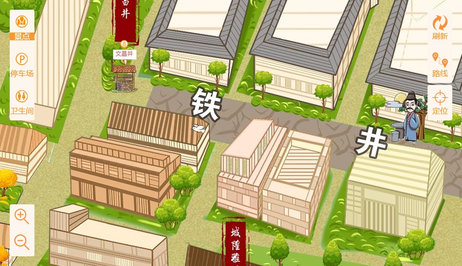 镜铁区智慧景区：手绘地图与语音导览的完美融合